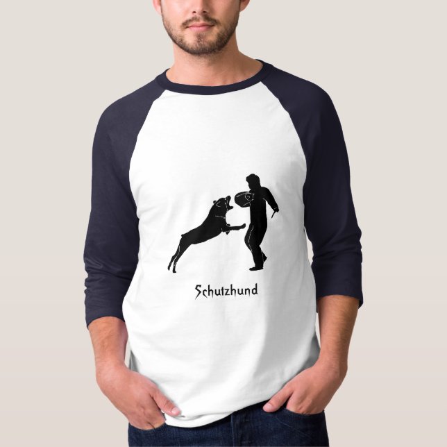 Rottweiler Protection Schutzhund T-Shirt (Front)