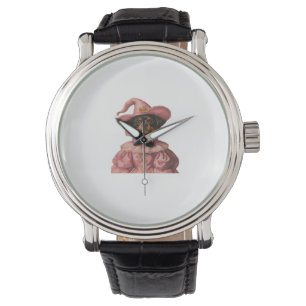 Rottweiler Puppy Dressed as a Pink Witch – Cute Ha Watch