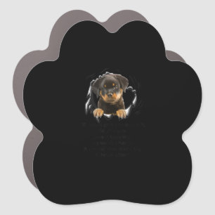 Rottweiler Puppy If I Could Give You Any Funny Gif Car Magnet