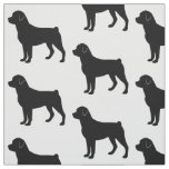 Rottweiler Puppy in Silhouette Fabric