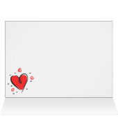 Rottweiler Puppy Love Card (Inside Horizontal (Top))