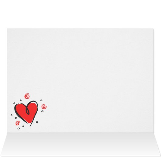 Rottweiler Puppy Love Card (Inside Horizontal (Top))