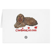 Rottweiler Puppy Love Card (Back Horizontal)