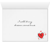 Rottweiler Puppy Love Card (Inside Horizontal (Bottom))