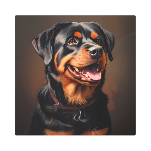 Rottweiler Realism Art Portrait