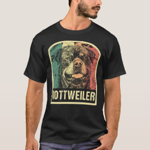 Rottweiler Retro Dog Rottweilers Owner T-Shirt