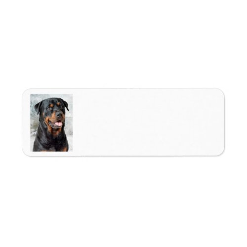 Rottweiler Return Address Labels