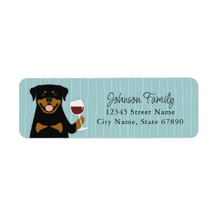 Rottweiler Return Address Labels