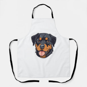 Rottweiler Romp From Puppies to Paw-some Partners Apron
