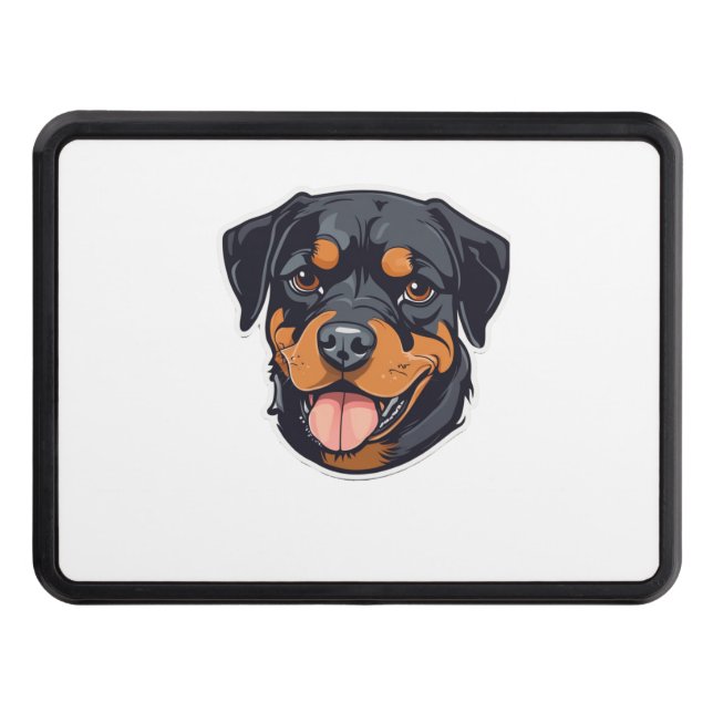 Rottweiler Romp From Puppies to Paw-some Partners  Hitch Cover (Front)