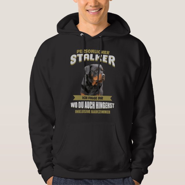 Rottweiler   Rotti Dog Hoodie (Front)
