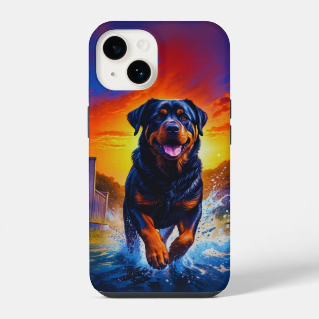 Rottweiler Rottie Dog Iphone Case (Back)