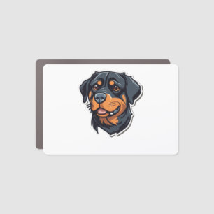 Rottweiler Royalty Pawsitively Adorable Rottie Cha Car Magnet