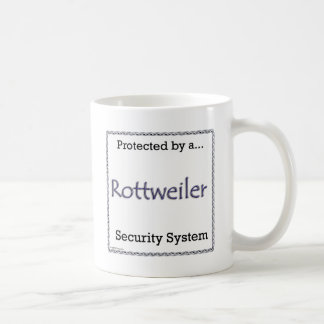Rottweiler Security System Coffee Mug
