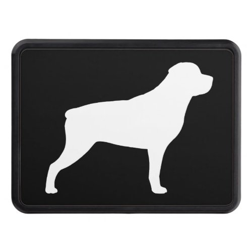 Rottweiler Silhouette Hitch Cover