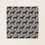 Rottweiler Silhouettes Pattern Scarf<br><div class="desc">Rottie Lover's Scarf</div>