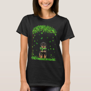 Rottweiler St Patricks Day Lover Irish Shamrock Do T-Shirt