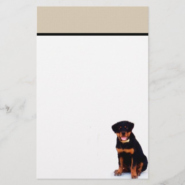 Rottweiler stationary stationery (Front)