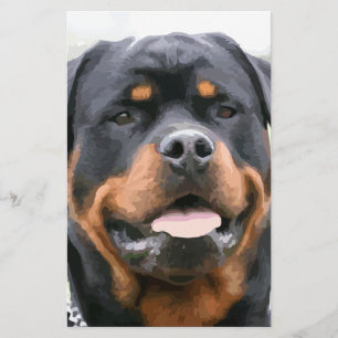 rottweiler stationery