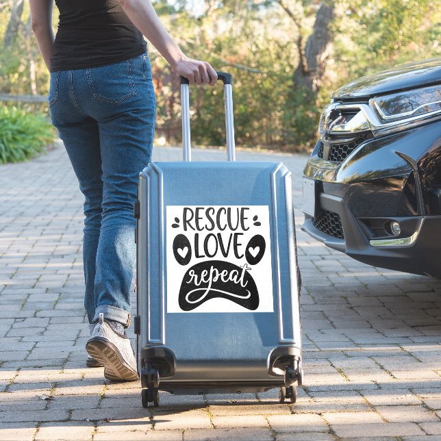 Rottweiler   sticker (Suitcase Insitu)