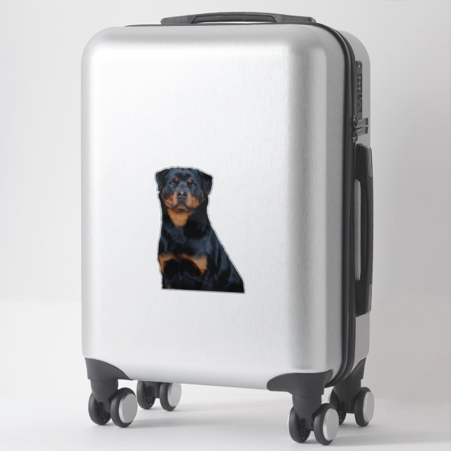 Rottweiler  sticker (Suitcase)