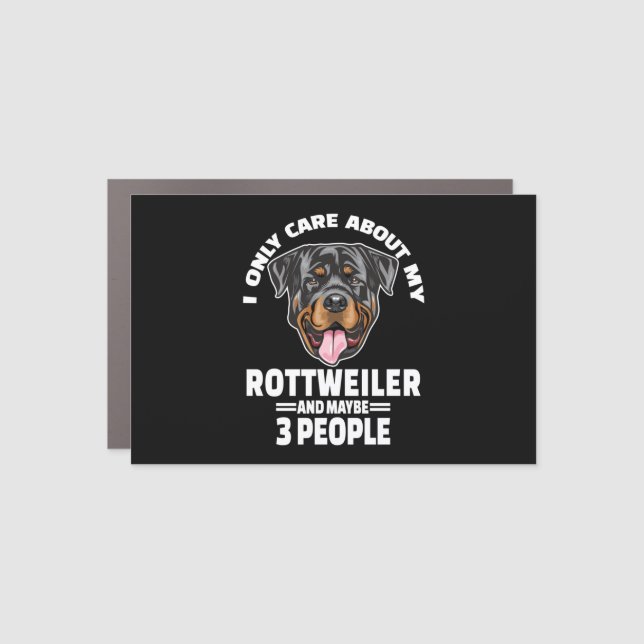 Rottweiler Stickers Car Magnet (Front)