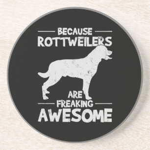 Rottweiler T-Shirt Copy Coaster