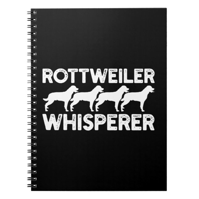 Rottweiler T-Shirt Notebook (Front)