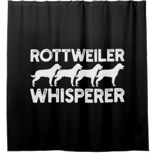 Rottweiler T-Shirt Shower Curtain