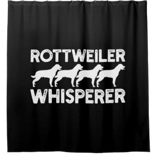 Rottweiler T-Shirt Shower Curtain