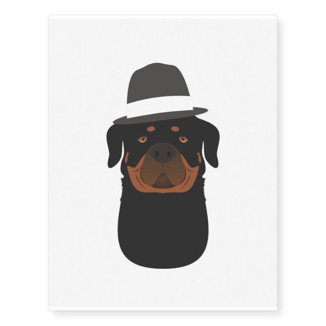 Rottweiler Temporary Tattoos (Front)