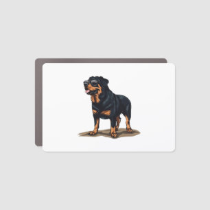 Rottweiler The Explorer Car Magnet