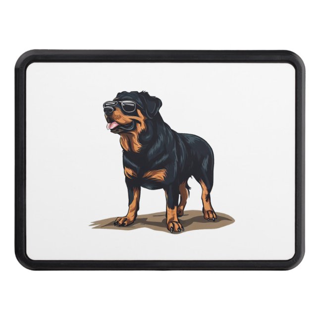 Rottweiler The Explorer Hitch Cover (Front)