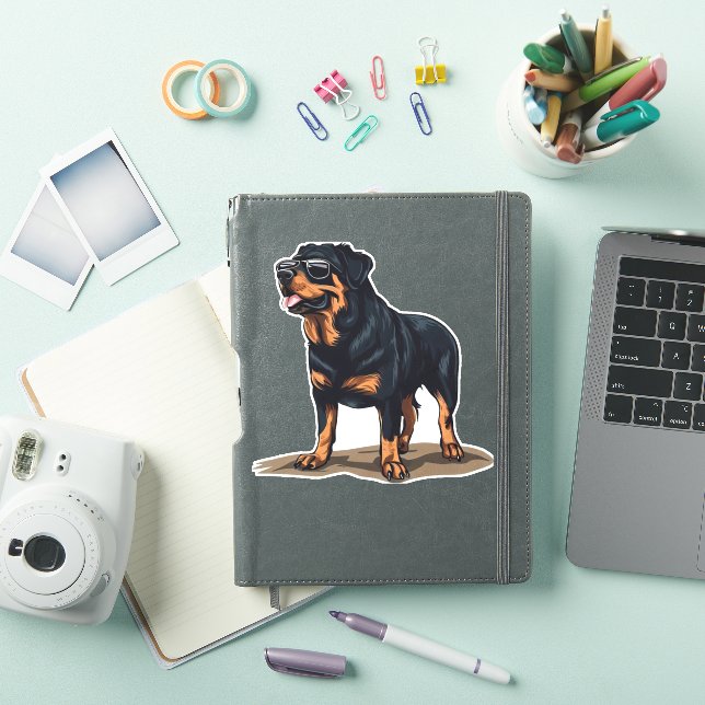 Rottweiler The Explorer Sticker (iPad Cover)