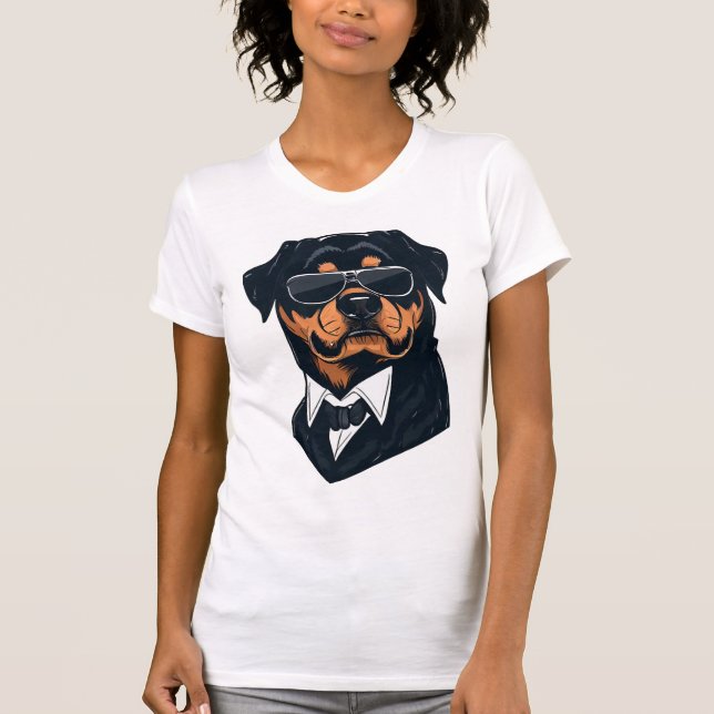 Rottweiler The Gentlemen  T-Shirt (Front)