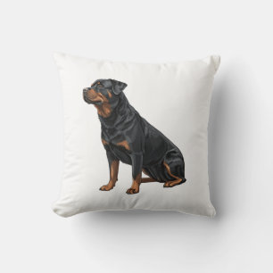 Rottweiler Throw Pillow