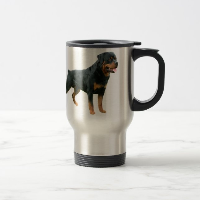 Rottweiler Travel Mug (Right)
