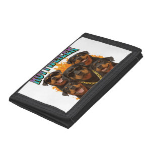 Rottweiler tri-fold wallet