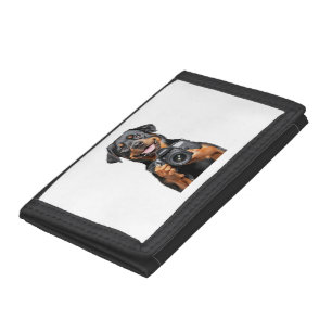 Rottweiler tri-fold wallet