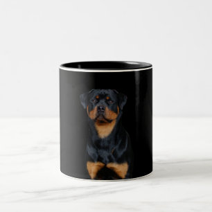Rottweiler   Two-Tone coffee mug