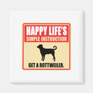 Rottweiler (Undocked Tail) Magnet