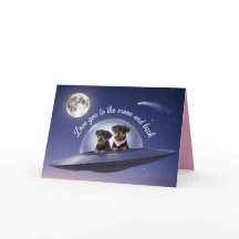 Rottweiler Valentine Card