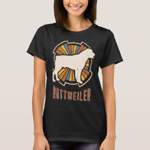 Rottweiler Vintage Classic Retro Dog Love T-Shirt