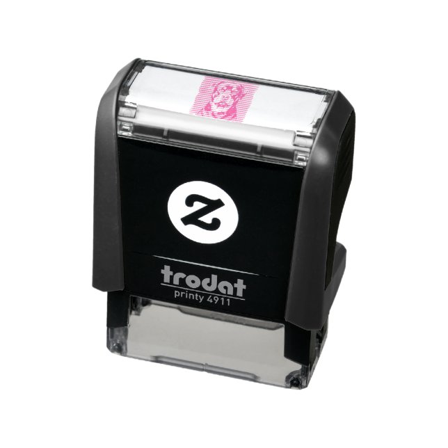 Rottweiler Watercolour Portrait Self-inking Stamp (Product)