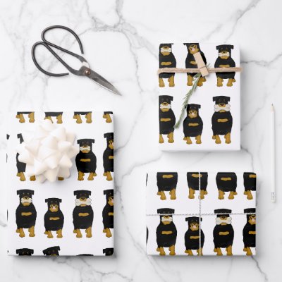 Rottweiler Wrapping Paper Sheets