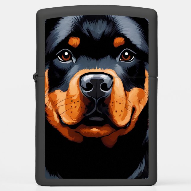 Rottweiler Zippo Lighter (Front)