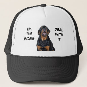 Rottweilers I'm The Boss Trucker Hat