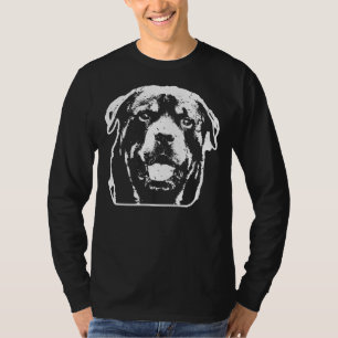 Rotweiler Rottweiler Dog Breed Head T-Shirt