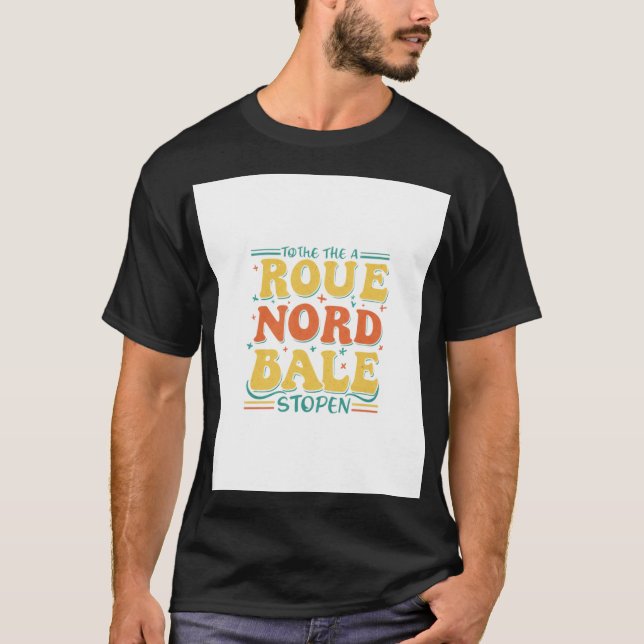 Roue Nord bale Story  T-Shirt (Front)