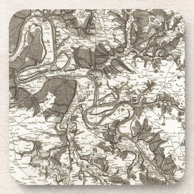 Rouen Beverage Coaster (Front)